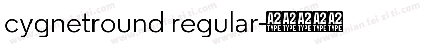 cygnetround regular字体转换